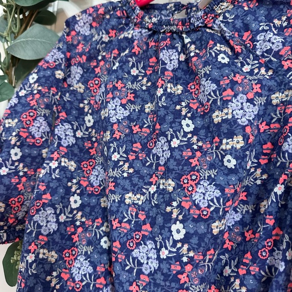 🔹4/$25- Osh‎ Kosh Wild Flower Long Sleeve Cotton Bodysuit - Picture 2 of 3